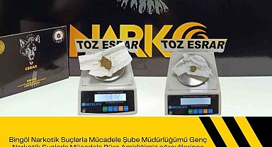 Bingöl'de uyuşturucu operasyonu