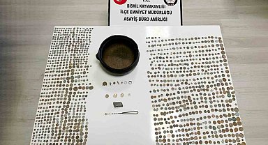 Bismil'de tarihi eser ve uyuşturucu operasyonu: 1 gözaltı