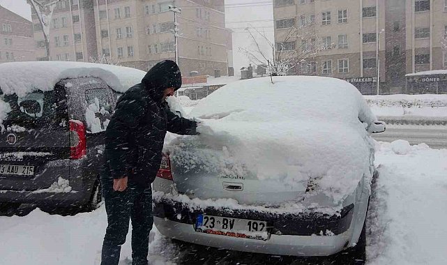Bitlis'te kar yağışı: 196 köy yolu ulaşıma kapandı
