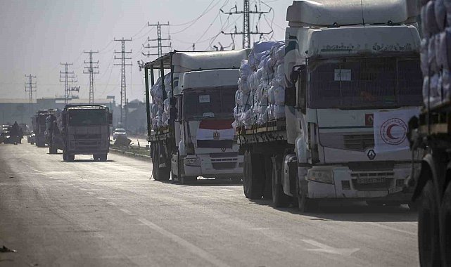 BM: "Ateşkesin başlamasından bu yana Gazze'ye 10 binden fazla yardım tırı girdi"