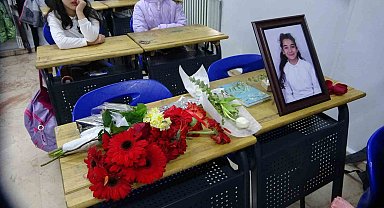 Bolu'daki otel yangınında hayatını kaybeden Mina Akişli okulunda anıldı