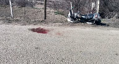 Burdur'da motosikletten düşen genç hayatını kaybetti