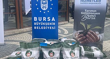 Bursa Büyükşehir'den çiftçiye tohum desteği