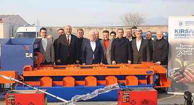 Bursa Büyükşehir'den kırsala ekipman desteği