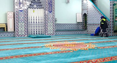 Bursa Gemlik'te camiler Ramazan'a hazırlanıyor