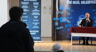 Bursa İnegöl'de Başkan Taban öğrencilerle buluştu