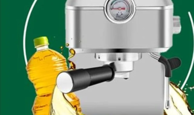 Bursa İnegöl'de en fazla atık yağ getirene kahve makinesi hediye