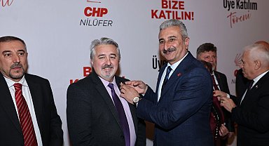 Bursa Nilüfer'de CHP'ye 450 yeni üye