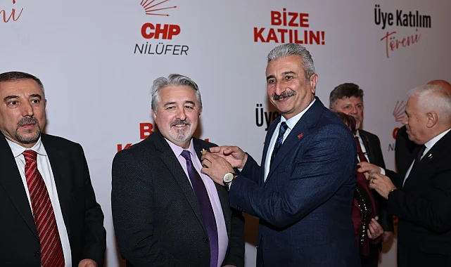 Bursa Nilüfer'de CHP'ye 450 yeni üye