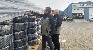 Bursa'da geri dönüşümle üretilen borular dağıtıma gün sayıyor... Tarım Plast, Bursalı çiftçiye nefes olacak