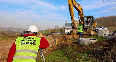 Camili'nin 6 bin metrelik yeni kanalizasyon hattının yüzde 50'si tamam
