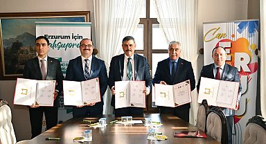 Can Erzurum projesi için imzalar atıldı