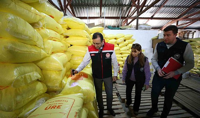 Çanakkale'de 15 gübre üreticisi ve 205 gübre dağıtıcısı denetlendi