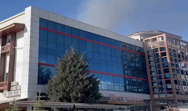 Çankırıda korkutan otel yangını: Ekiplerin hızlı müdahalesi ile söndürüldü