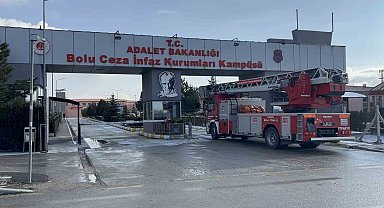 Cezaevinde yangın tatbikatı paniğe sebep oldu