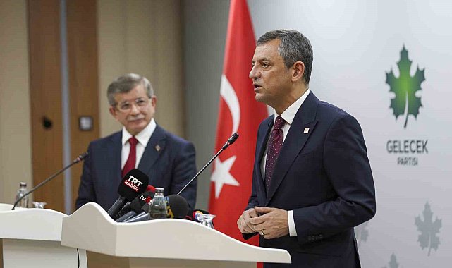CHP Genel Başkanı Özel'den Davutoğlu'na ziyaret