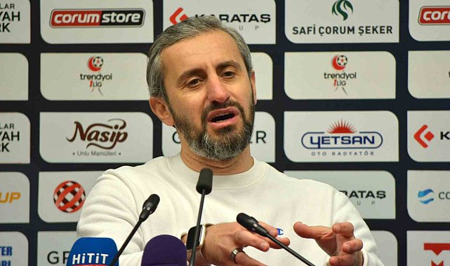 Çorum FK-Yeni Malatyaspor karşılaşmasının ardından