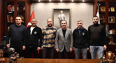 Çukurhisar Spor Kulübü'nden Başkan Ataç'a ziyaret