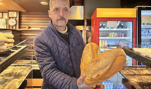 Dar gelirlinin dostu esnaf, 200 gram ekmeği 7 buçuk TL'ye satıyor