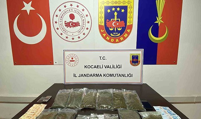 Darıca'da ikamette yapılan aramada uyuşturucu ele geçirildi