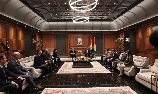 DEM Parti İmralı Heyeti, IKBY Başbakanı Barzani ile görüştü