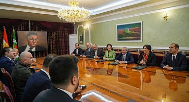 DEM Parti İmralı heyeti, KYB Başkanı Talabani ile görüştü