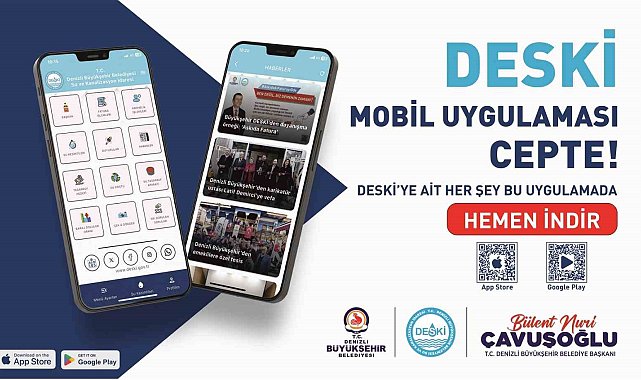 Denizli Büyükşehir DESKİ'den mobil uygulama