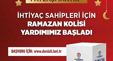 Denizli Büyükşehir ihtiyaç sahiplerine Ramazan kolisi ulaştıracak