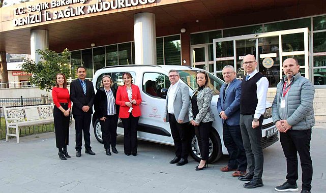 Denizli'de Evde Sağlık Hizmeti aracı hizmete alındı