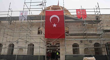 Depremde hasar alan Habib-i Neccar Camii, temmuzda ibadete açılacak