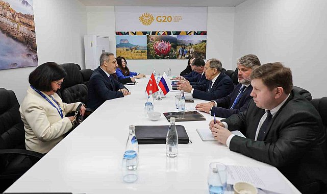 Dışişleri Bakanı Fidan, Rusya Dışişleri Bakanı Lavrov ile görüştü