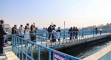 DİSKİ'den lise öğrencilerine su arıtma eğitimi
