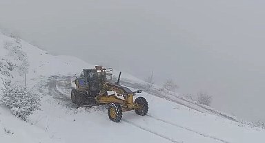 Diyarbakır'da kardan kapanan yollar ulaşıma açıldı