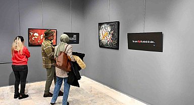 Doğum ve ölümü tuvale yansıttı