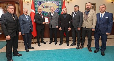 Dünya Türk Birliği'nden Bursa Valisi Ayyıldız'a ziyaret