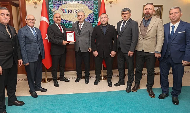 Dünya Türk Birliği'nden Bursa Valisi Ayyıldız'a ziyaret