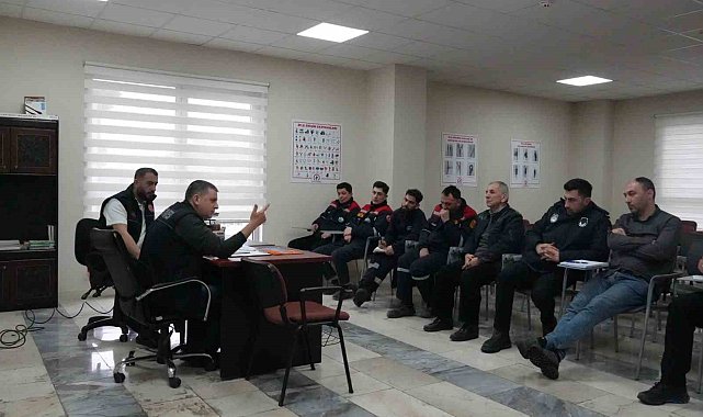Düzce İtfaiyesi Yeniçağa İtfaiyesi'ne eğitim verdi
