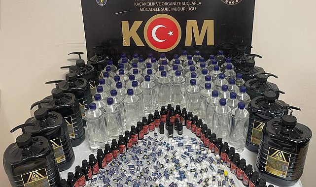 Düzce'de 117 litre etil alkol ele geçirildi