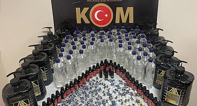 Düzce'de 117 litre etil alkol ele geçirildi