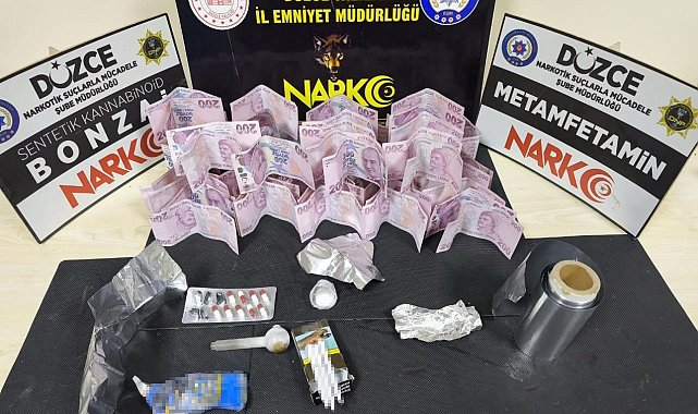 Düzce'de uyuşturucu tacirleri yakalandı