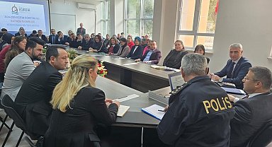 Eğirdir'de okul güvenliği ve servis hizmetleri için kritik toplantı
