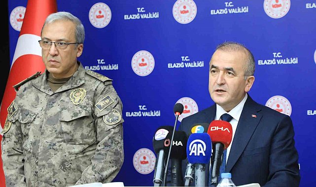 Elazığ'da 2024'te terör örgütü PKK'ya yönelik 749 operasyon düzenlendi