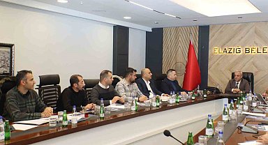 Elazığ'da altyapı koordinasyon toplantısı yapıldı