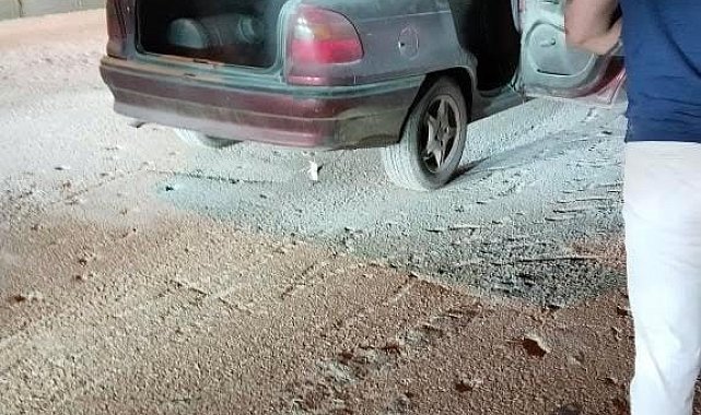 Elazığ'da araç yangını