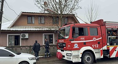 Elektrikli ısıtıcıdan çıkan duman itfaiye ekiplerini harekete geçirdi