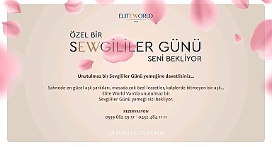 Elite World Van Otel Sevgililer Günü'ne hazır