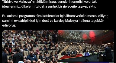 Emine Erdoğan'dan Malezya ziyaretine ilişkin paylaşım: