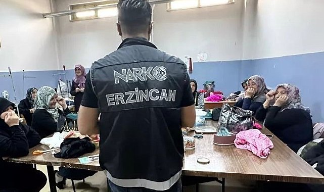Erzincan Emniyeti'nden uyuşturucu ve bağımlılık farkındalığı
