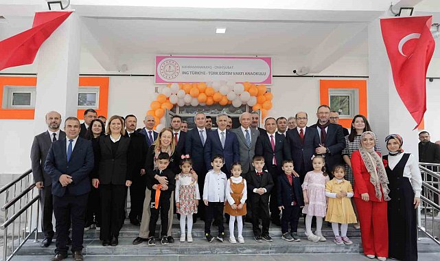 Eşit gelecek için Kahramanmaraş'ta ING Türkiye-TEV Anaokulu açıldı