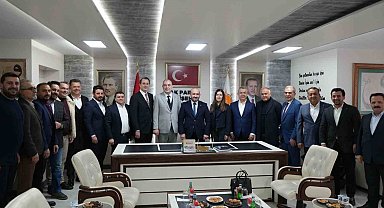 ESO heyetinden İl Başkanı Albayrak'a hayırlı olsun ziyareti